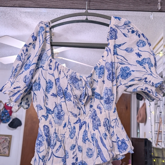 Floral Off-Shoulder Top - Picture 8 of 14